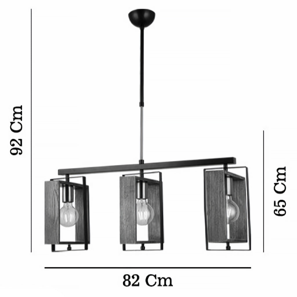 No:43 Sıralı Avize (3'lü)