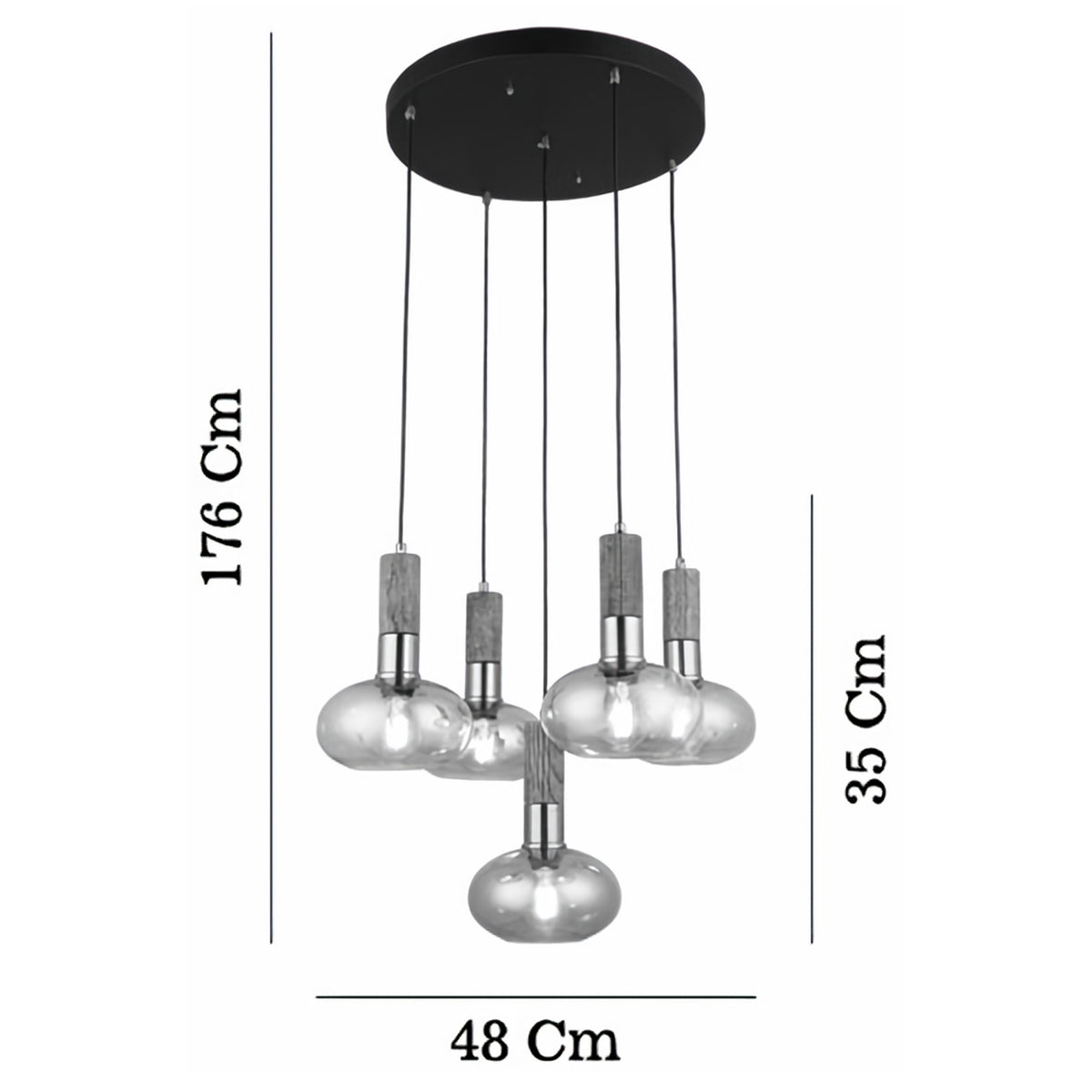 No:216 Sarkıt Avize (5'li)