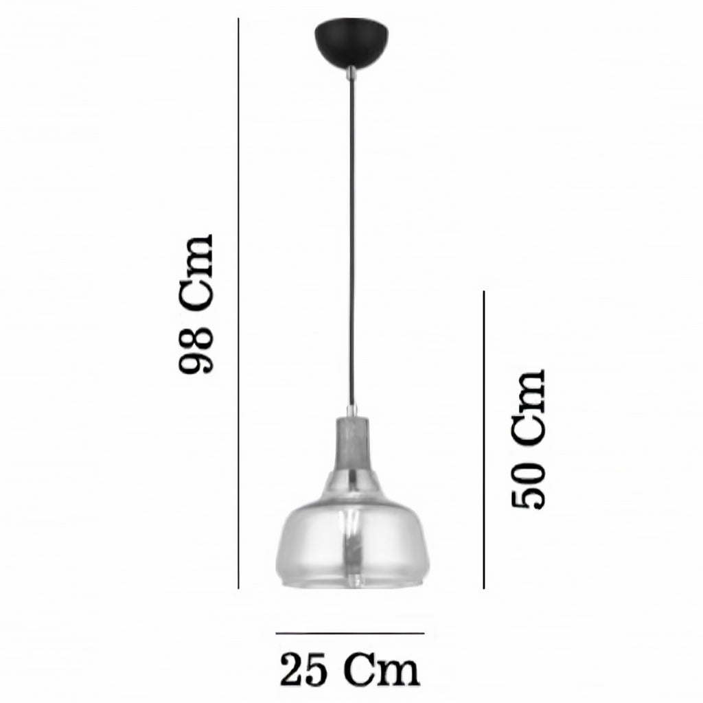No:21 Sarkıt Avize (25 cm)