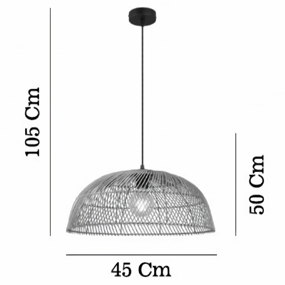 No:244 Sarkıt Avize (45 cm)