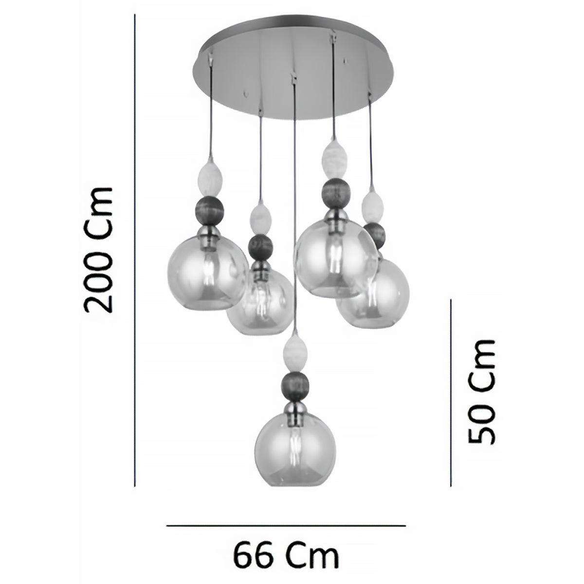No:338 Sarkıt Avize (5'li)