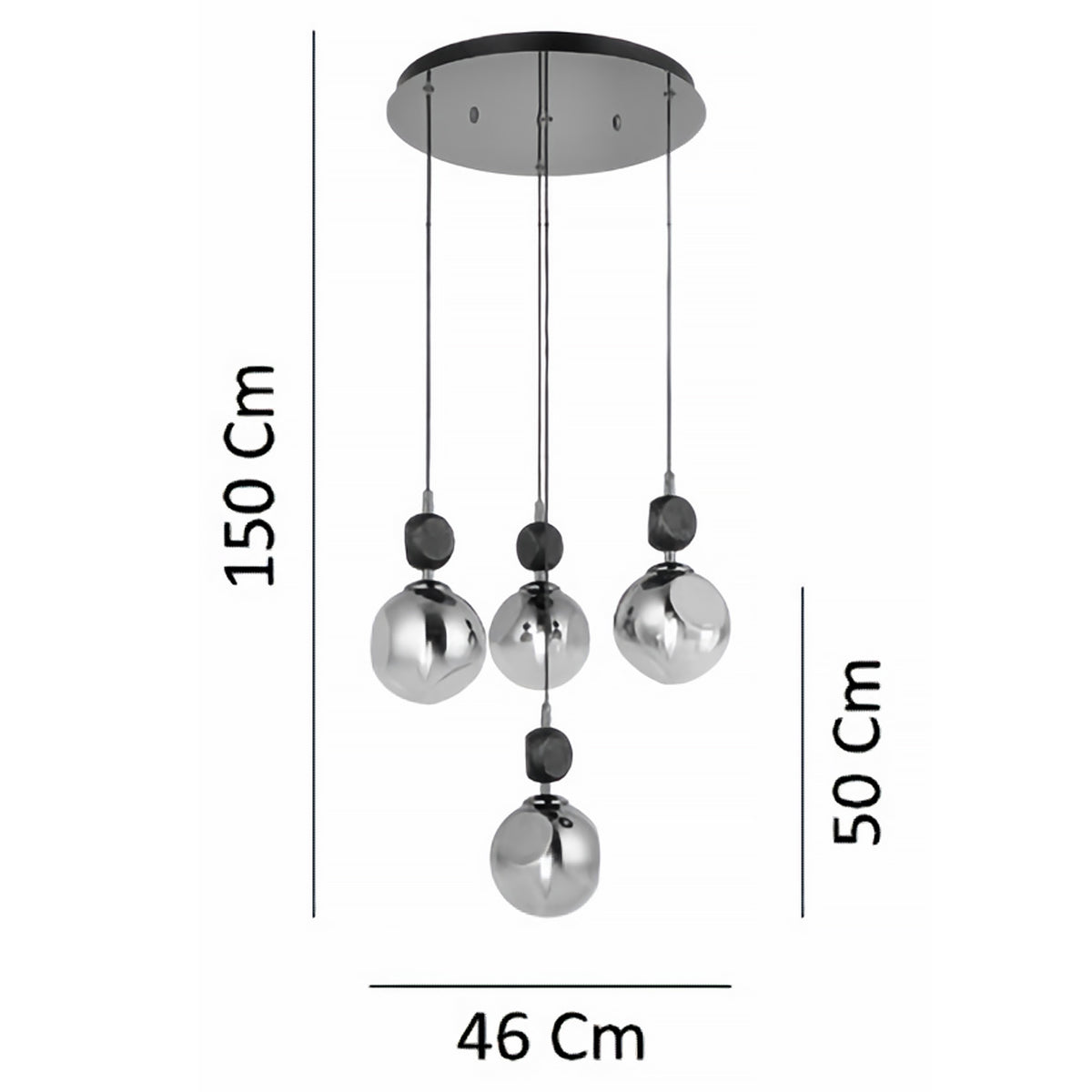 No:339 Sarkıt Avize (4'lü)
