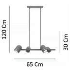 No:368 Sıralı Avize (4'lü)