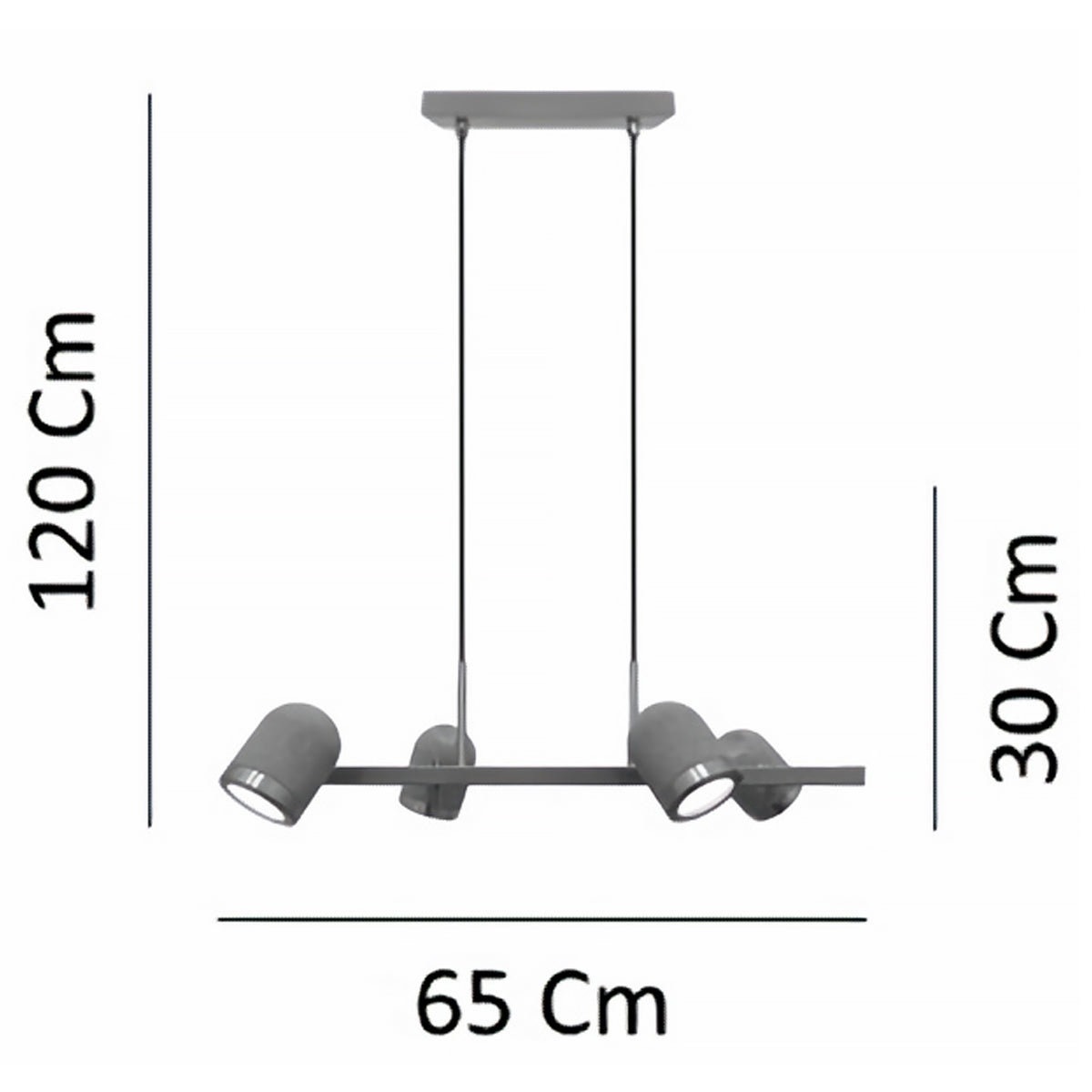 No:368 Sıralı Avize (4'lü)