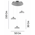 No:330 Sarkıt Avize (3'lü)