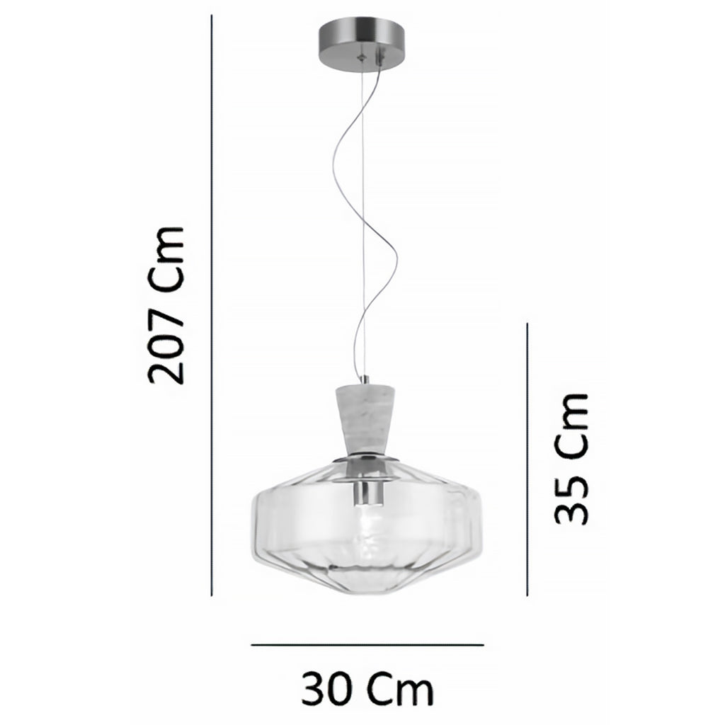 No:345 Sarkıt Avize (30 cm)