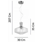 No:345 Sarkıt Avize (30 cm)